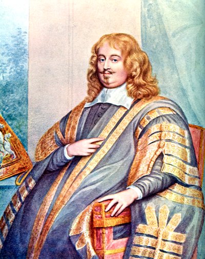 Edward Hyde, 1° Conte di Clarendon, statista e storico inglese del XVII secolo da George Perfect Harding