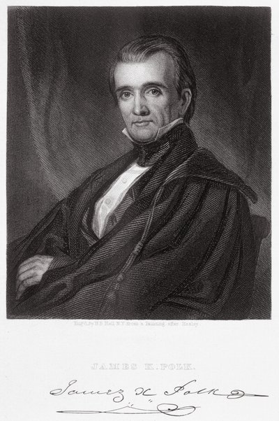 James Knox Polk da George Peter Alexander Healy