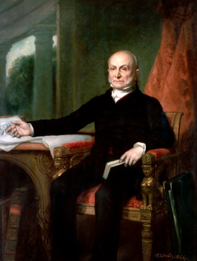 Ritratto ufficiale del presidente John Quincy Adams di George P.A. Healy da George Peter Alexander Healy