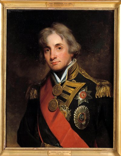 Ritratto di Horatio Visconte Nelson Duca di Bronte (1758-1805) Vice Ammiraglio da George Peter Alexander Healy