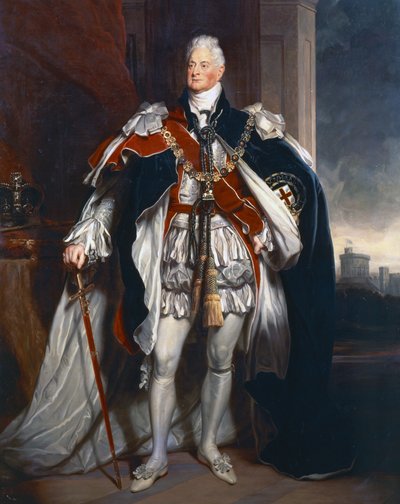 Ritratto di Re Guglielmo IV, copia da Sir Martin Archer Shee da George Peter Alexander Healy