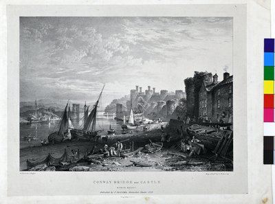 Ponte e castello di Conway da George Pickering