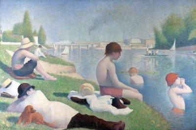 Bagnanti ad Asnières, 1884 da George Pierre Seurat