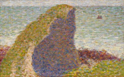 Le Bec du Hoc, Grandcamp Studio, 1885 da George Pierre Seurat