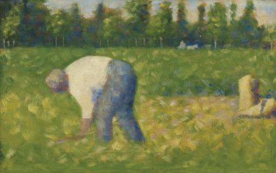 Contadino al lavoro, 1883 da George Pierre Seurat