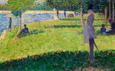 Studio per La Grande Jatte, 1884-1885 da George Pierre Seurat