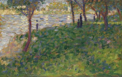 Studio per La Grande Jatte, 1884-1885 da George Pierre Seurat