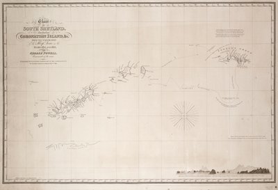 Carta delle South Shetland inclusa l