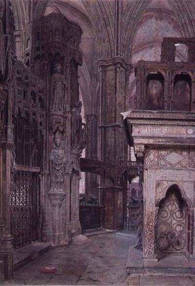 Cappella di Edoardo il Confessore, Abbazia di Westminster da George Price Boyce
