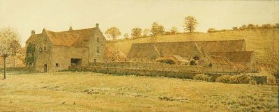 Il vecchio granaio e la fattoria vicino a Bradford-on-Avon da George Price Boyce