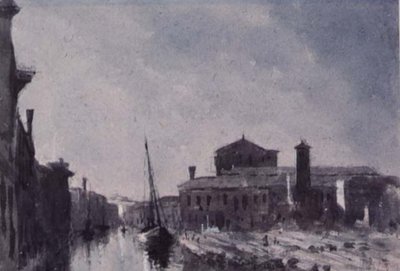 La Sacca Della Misericordia, Venezia da George Price Boyce
