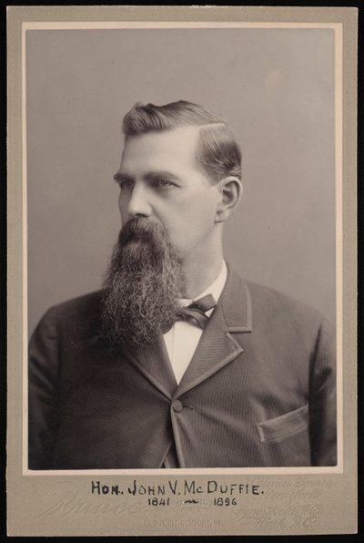 Ritratto di John Van McDuffie 1841-1896, Prima del 1896 da George Prince