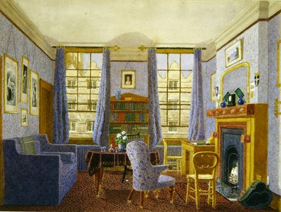 La stanza di un laureando, Christ Church, Oxford da George Pyne