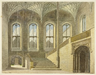 Ingresso principale, Christchurch, Oxford da George Pyne