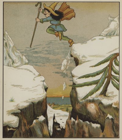 Illustrazione per Rumpelstiltskin dei Fratelli Grimm da George R. Halkett