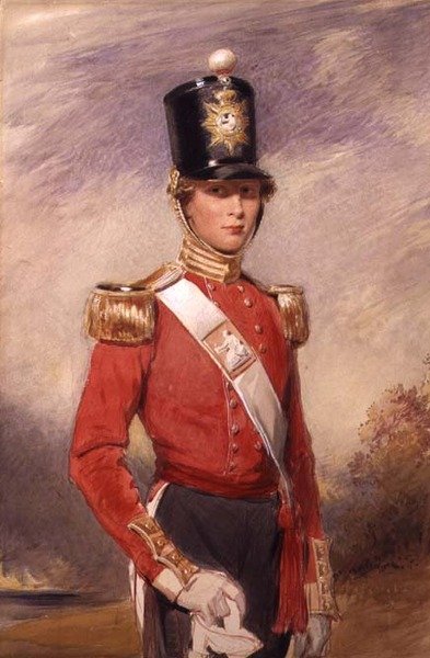 Un giovane ufficiale del 9º Reggimento di Fanteria, Norfolk da George Richmond
