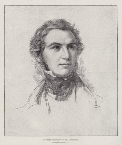 Un Primo Ritratto di Mr Gladstone da George Richmond
