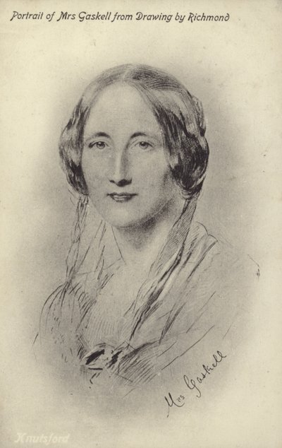 Mrs Gaskell (1810-1865), romanziera e scrittrice di racconti inglese da George Richmond