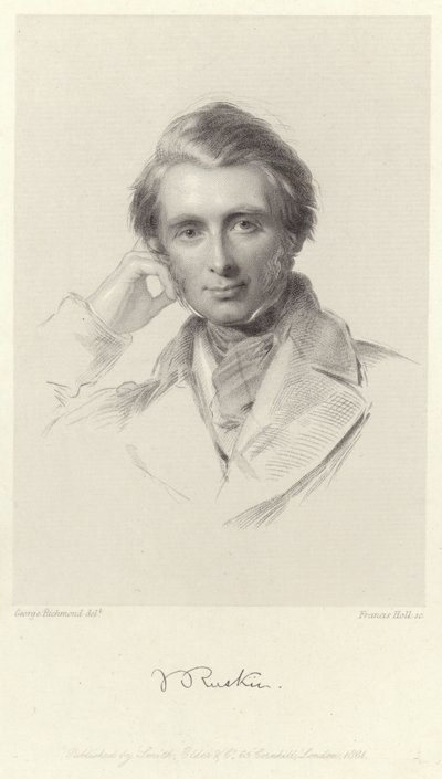 Ritratto di John Ruskin da George Richmond