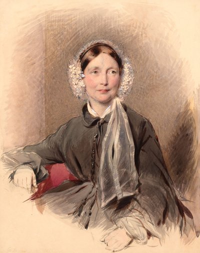Ritratto di una donna sconosciuta da George Richmond