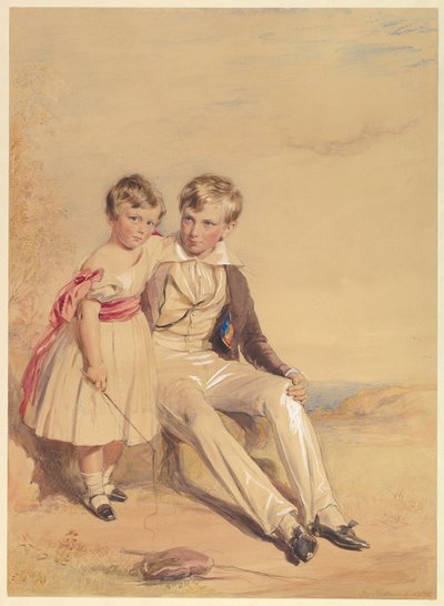 Ritratto di due bambini da George Richmond