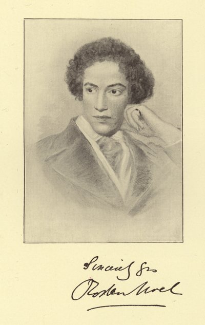 Roden Noel, poeta inglese da George Richmond