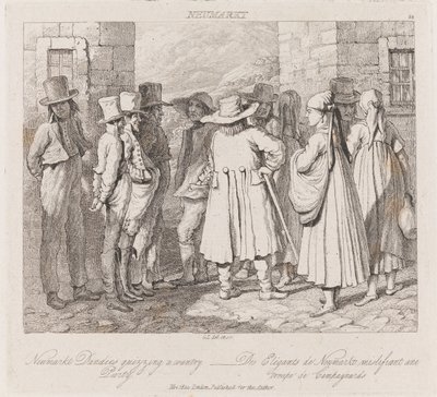 Dandies, Neumarket, c.1821 da George Robert Lewis