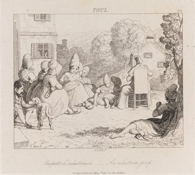Gruppo Laborioso, Toul, c.1821 da George Robert Lewis
