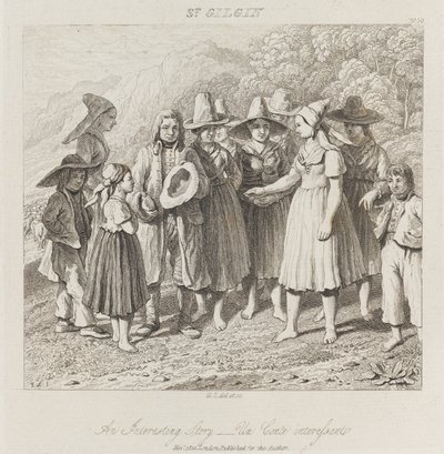 Storia Interessante, St. Gilgin, c.1821 da George Robert Lewis