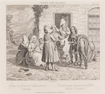 Itinerante, Vitry Sur Marne, c.1821 da George Robert Lewis