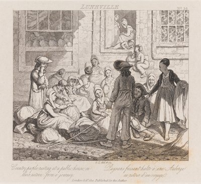Contadini a riposo, Luneville da George Robert Lewis