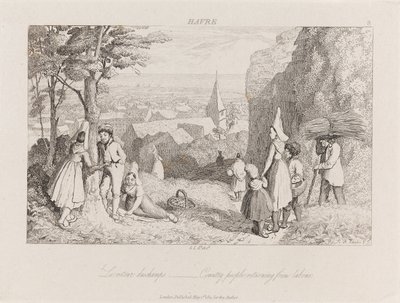 Ritorno dal lavoro, Havre, c.1821 da George Robert Lewis