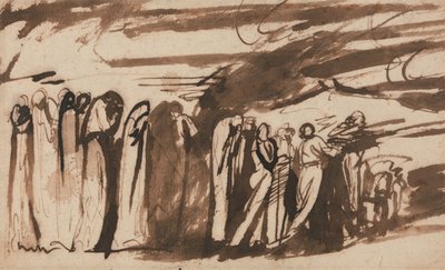 Una processione dei dannati: studio sull’“Inferno” di Dante da George Romney