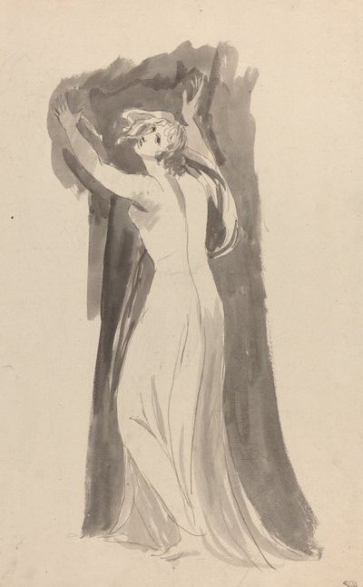 Studio di Miranda per "La Tempesta" da George Romney
