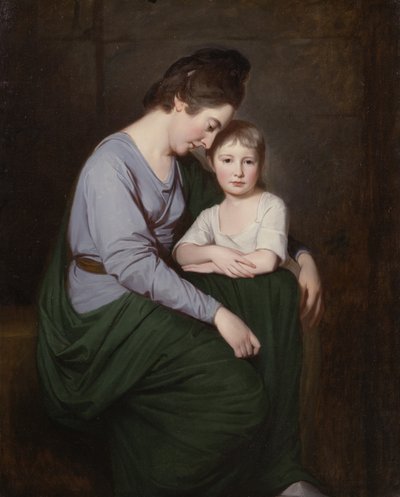Ann Wilson con sua figlia Sybill da George Romney
