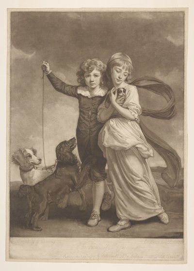 I figli del signor Clavering da George Romney