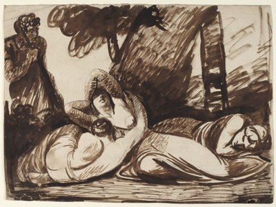 Cimone e Ifigenia: scena tratta dal “Decamerone” di Boccaccio da George Romney