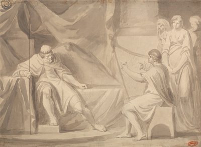 Davide prima di Saul da George Romney