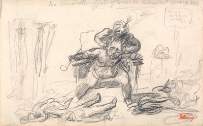 Il sovrano demoniaco e i suoi sudditi: «Gli effetti devastanti della guerra su John Bull...» da George Romney