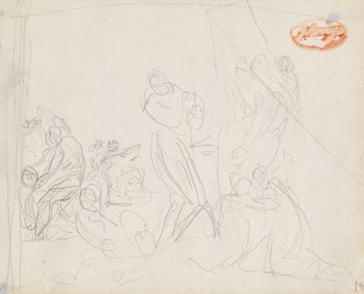 Figura Studio di composizione 34 da George Romney