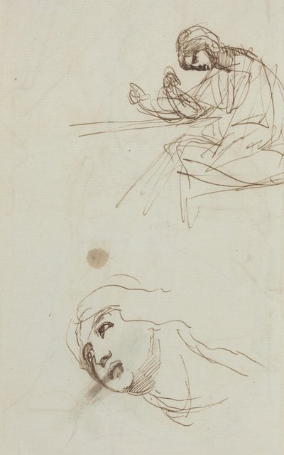 Figure Studies [verso] da George Romney