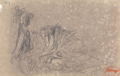Gruppo di figure, forse l’Inferno da George Romney