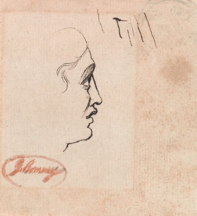 Capo di un gruppo di giovani da George Romney