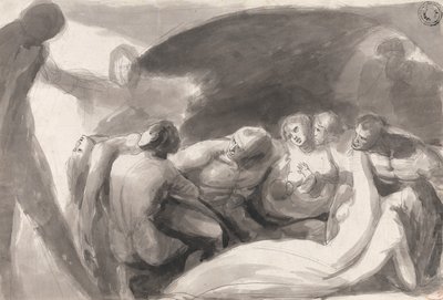 Howard in visita a un carcere da George Romney