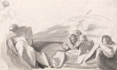 Howard in visita a un carcere da George Romney