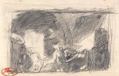 Howard in visita a un carcere da George Romney