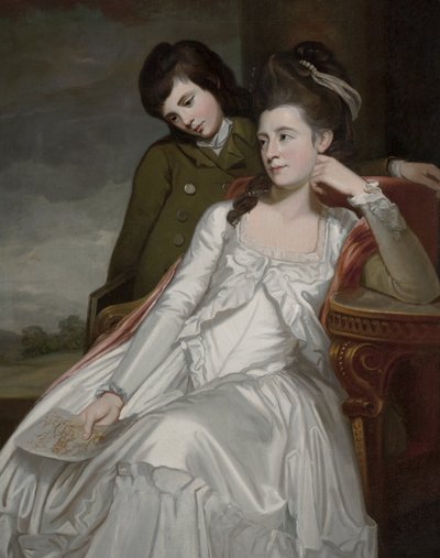 Jane, Duchessa di Gordon e suo Figlio, George da George Romney