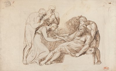 Re Lear risvegliato da Cordelia da George Romney
