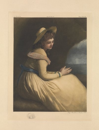 Lady Emma Hamilton come Arianna da George Romney