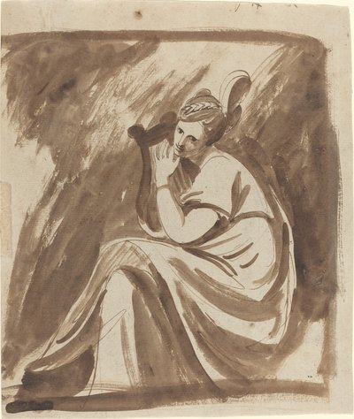 Lady Hamilton che suona una lira da George Romney